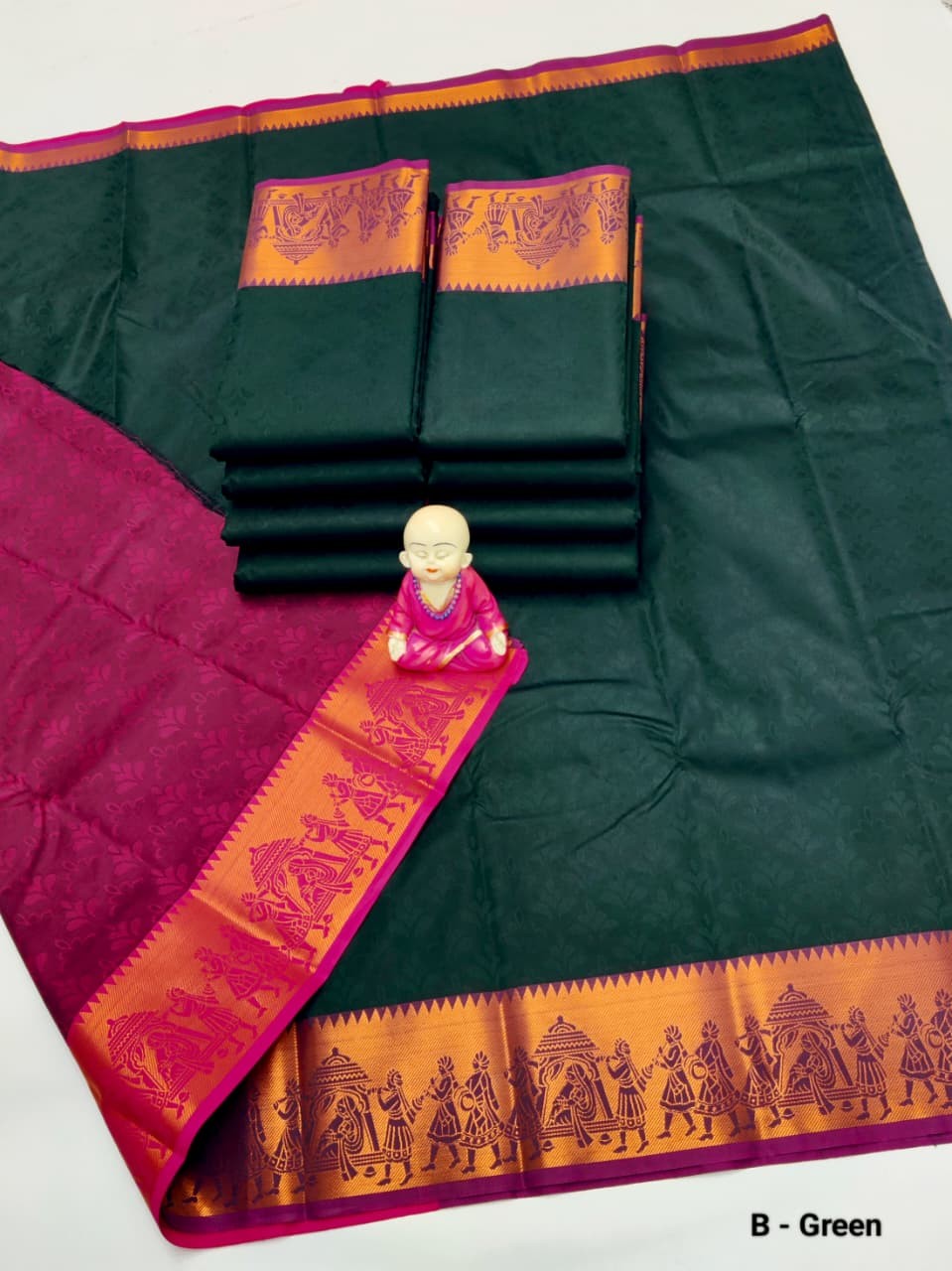 3D EMBOSSED SAREE